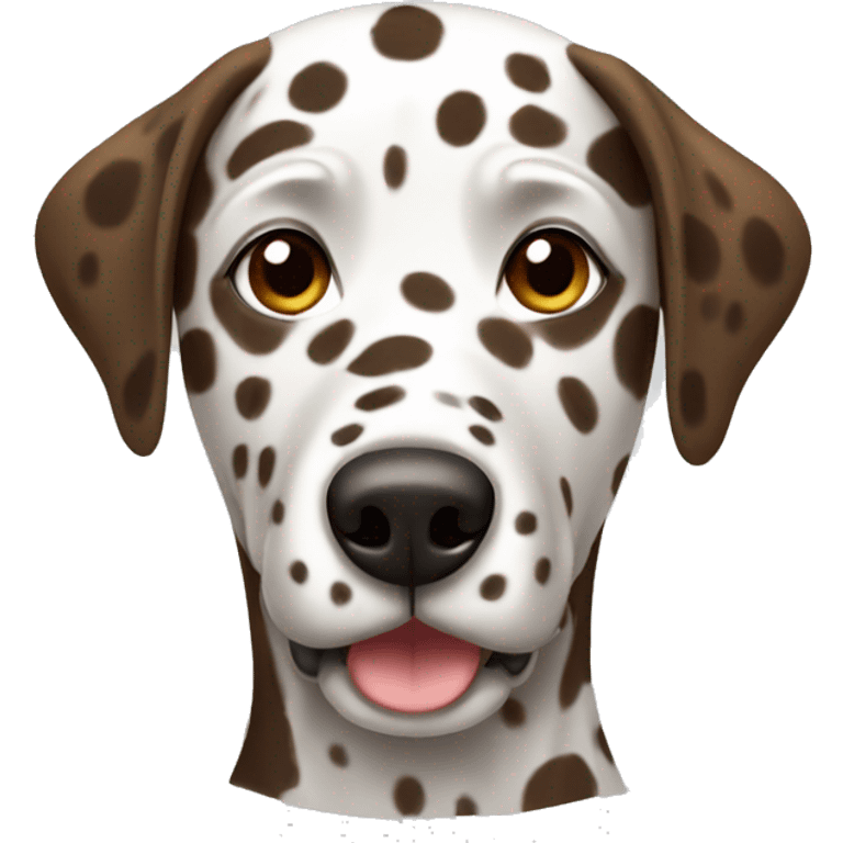 Brown Dalmatian  emoji