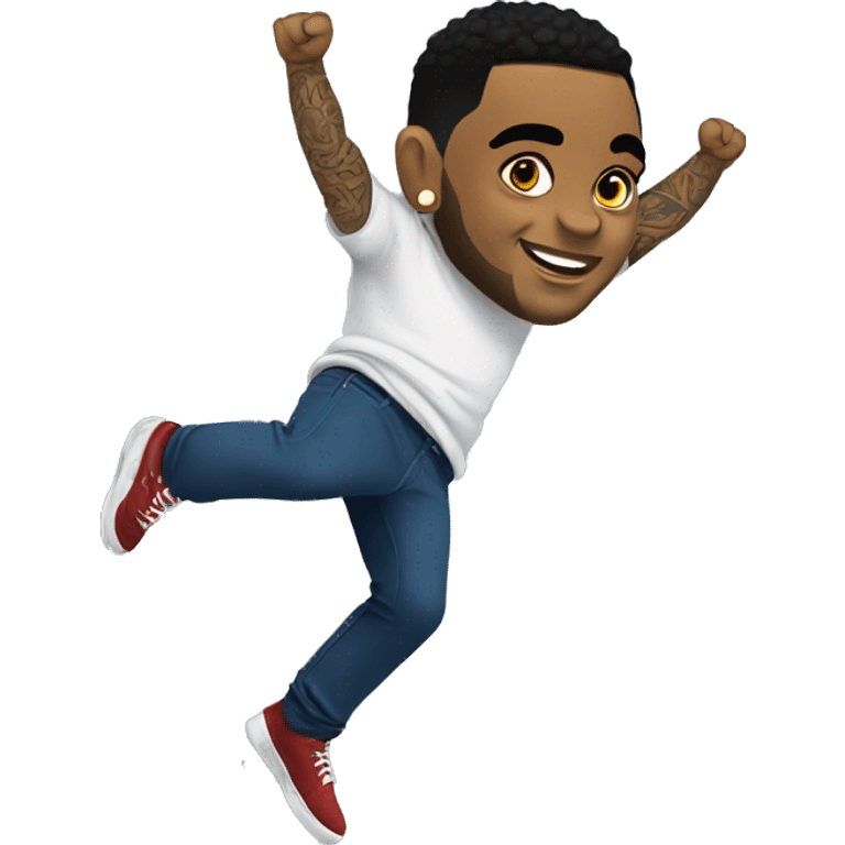 kevin gates jumping side profile emoji