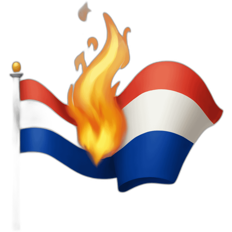 burning-flag-france emoji