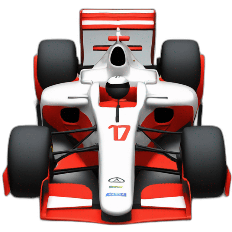 Formula 1 red car emoji