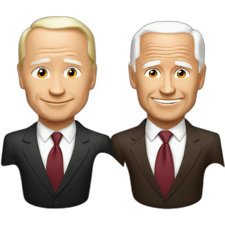 Putin and Biden coffee emoji