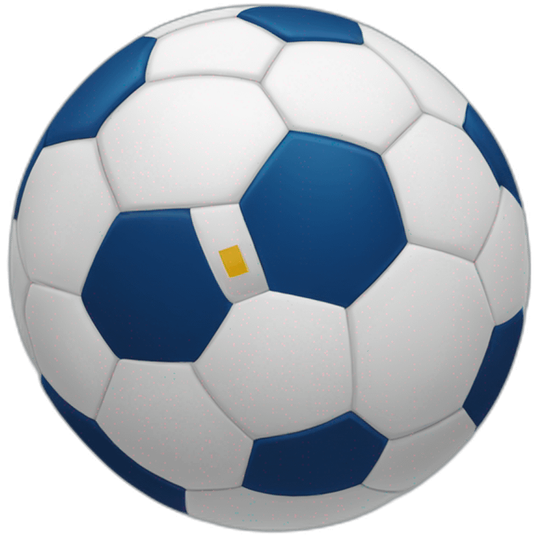 Barcelona soccer ball emoji