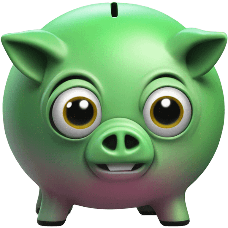 alien piggy bank money  emoji