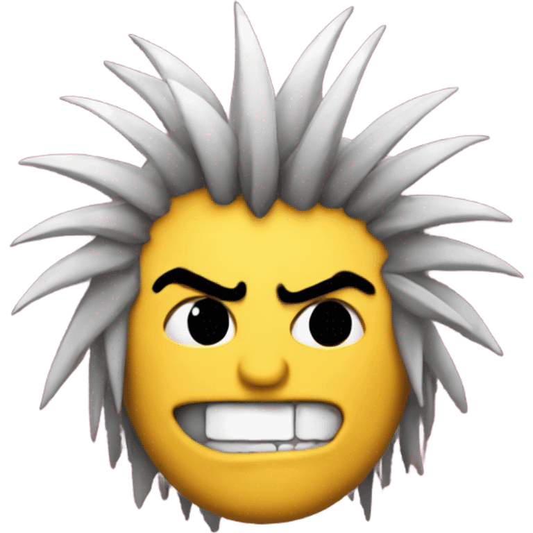 punk emoji, hardcore rock face emoji with hands emoji