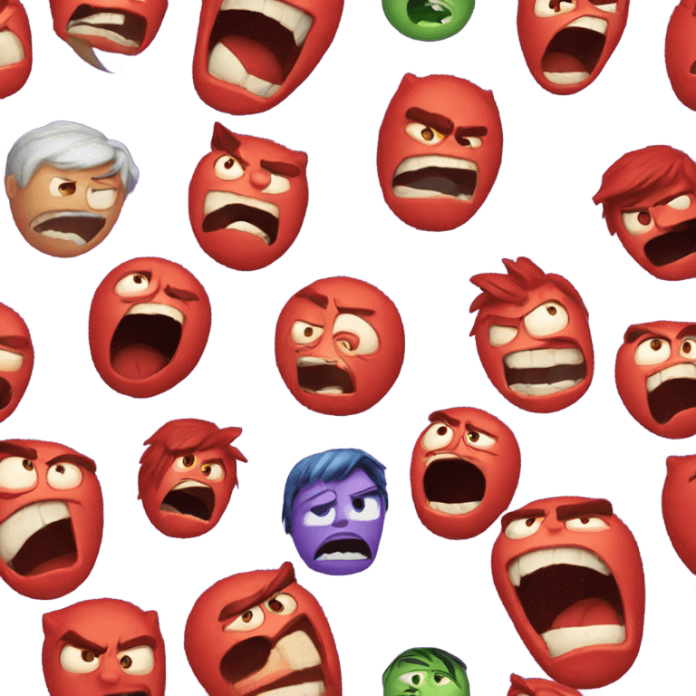 Inside out anger emoji