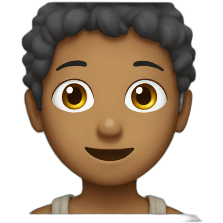 A maroco boy with window emoji