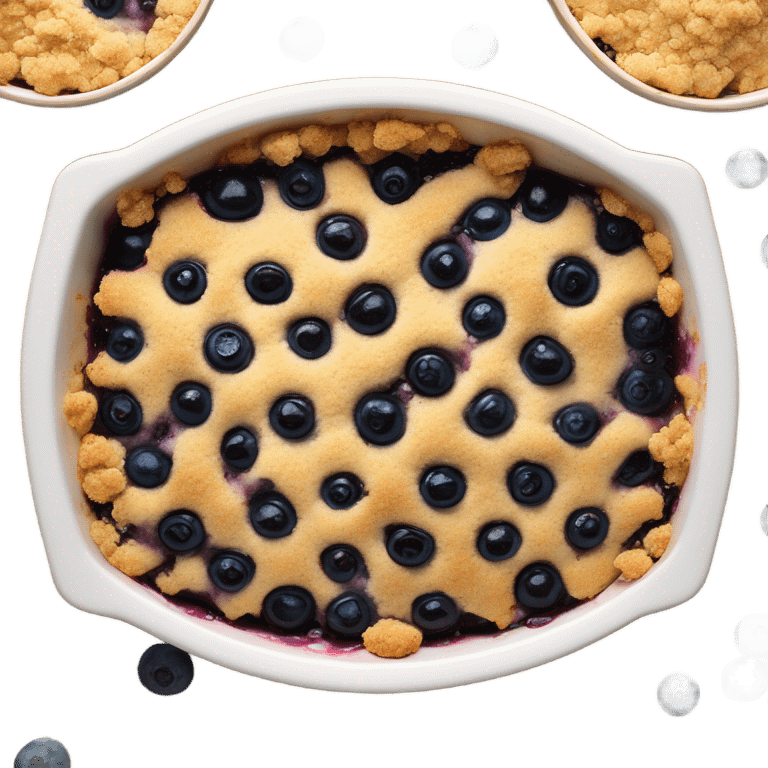 blueberry crumble  emoji