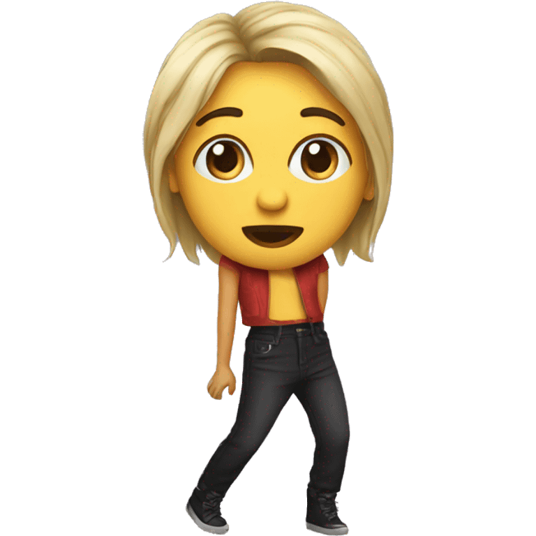  singer with a limp emoji