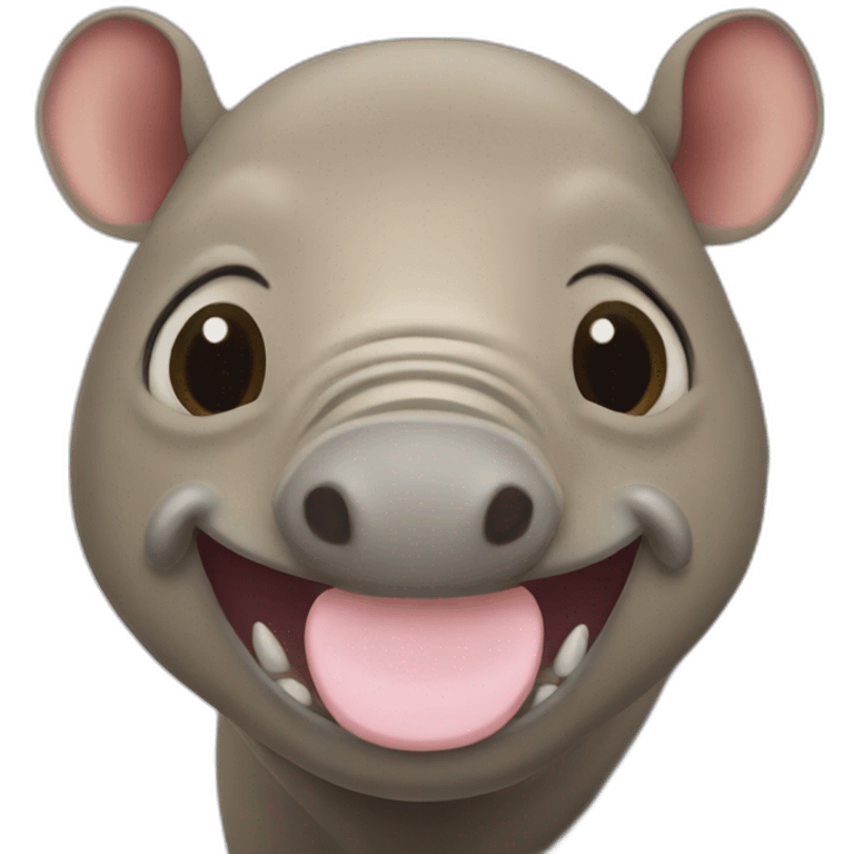 Babirusa Smile emoji