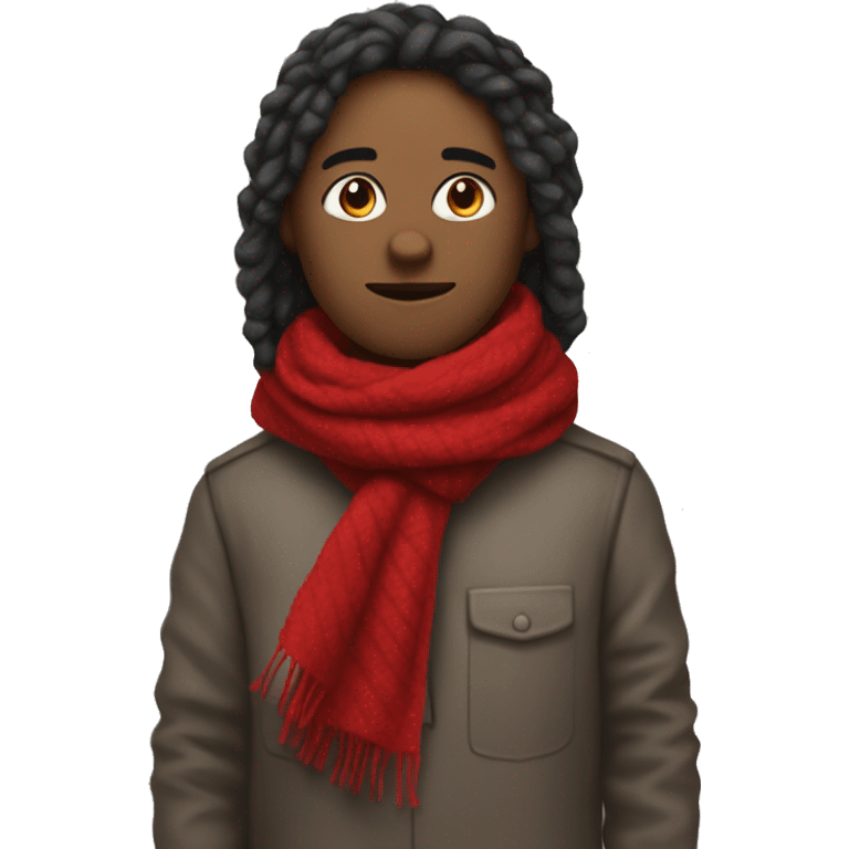 thick red scarf emoji