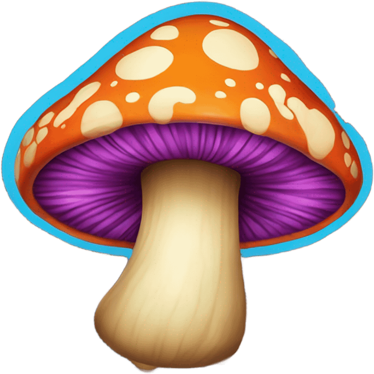 trippy mushroom emoji