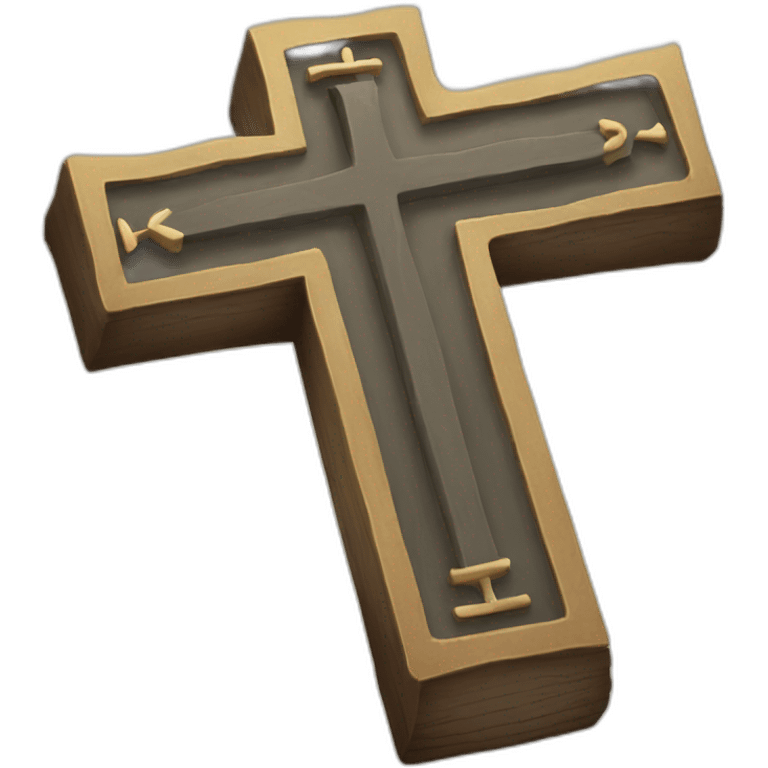 Small bible cross emoji