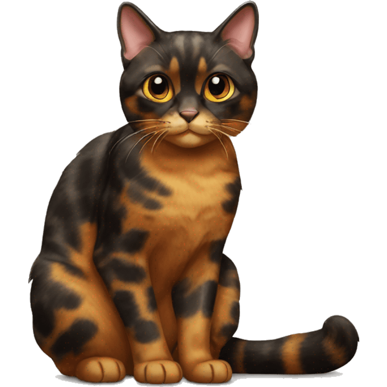 Tortoiseshell cat emoji