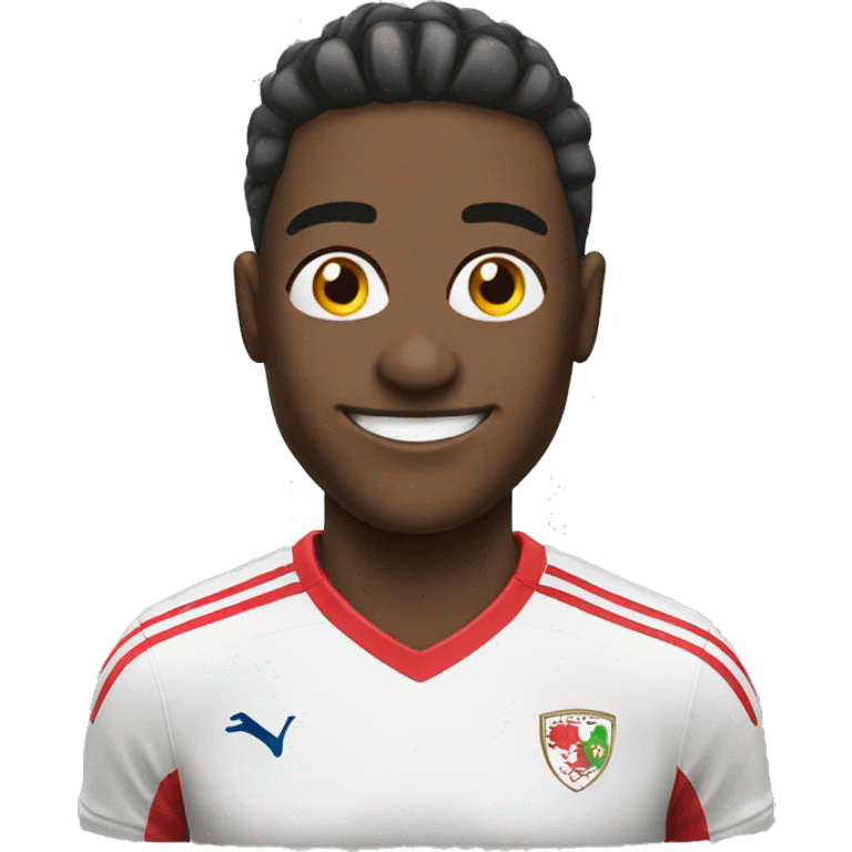 happy footballer emoji