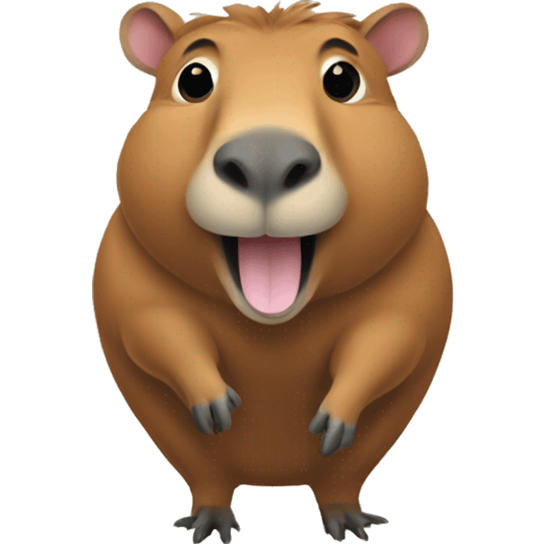 capibara  feliz emoji