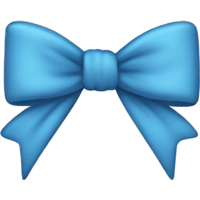 Outlined dainty bow emoji