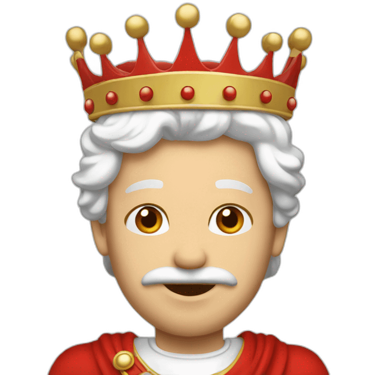 red single english crown emoji