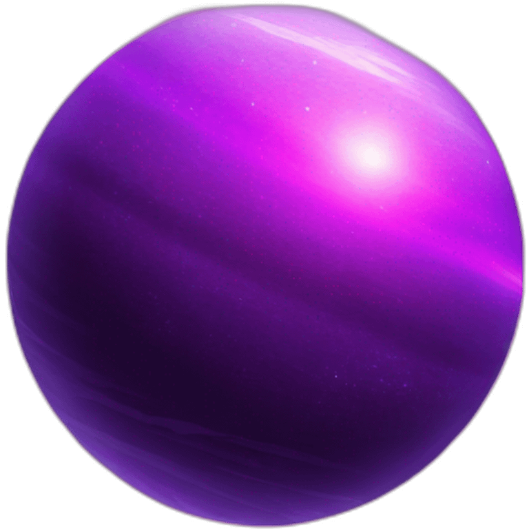 purple planet , lazer beam emoji