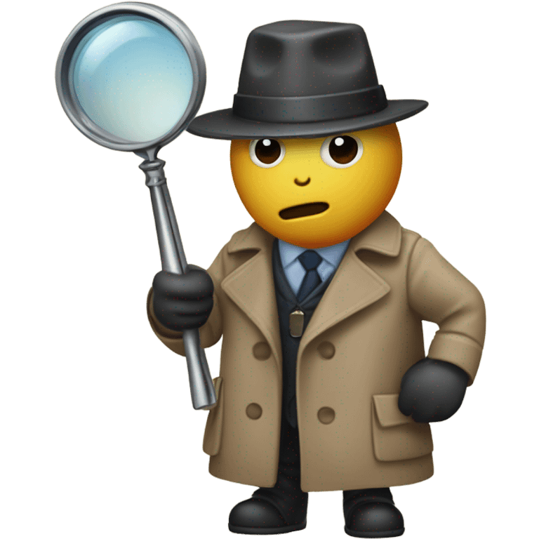 Detective balloon animal emoji