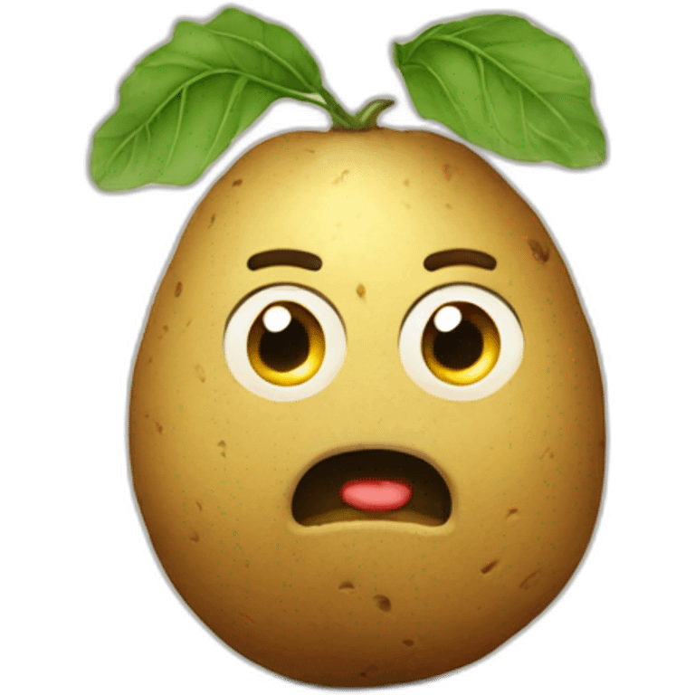 shooked-potato emoji