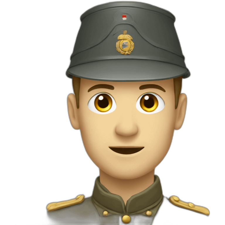 WWI french soldier emoji