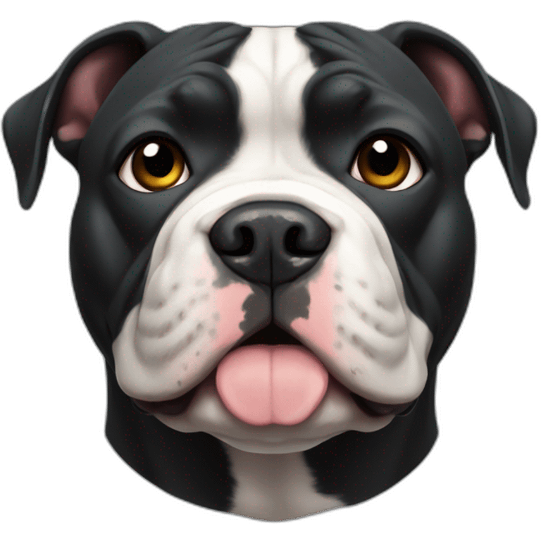 Black American bully emoji