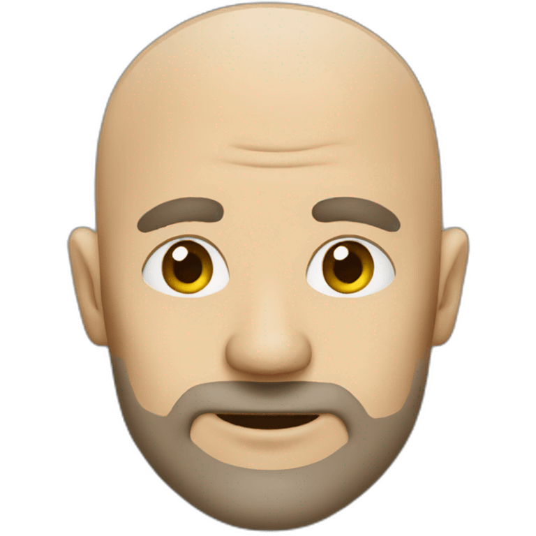 bandit bald hair emoji