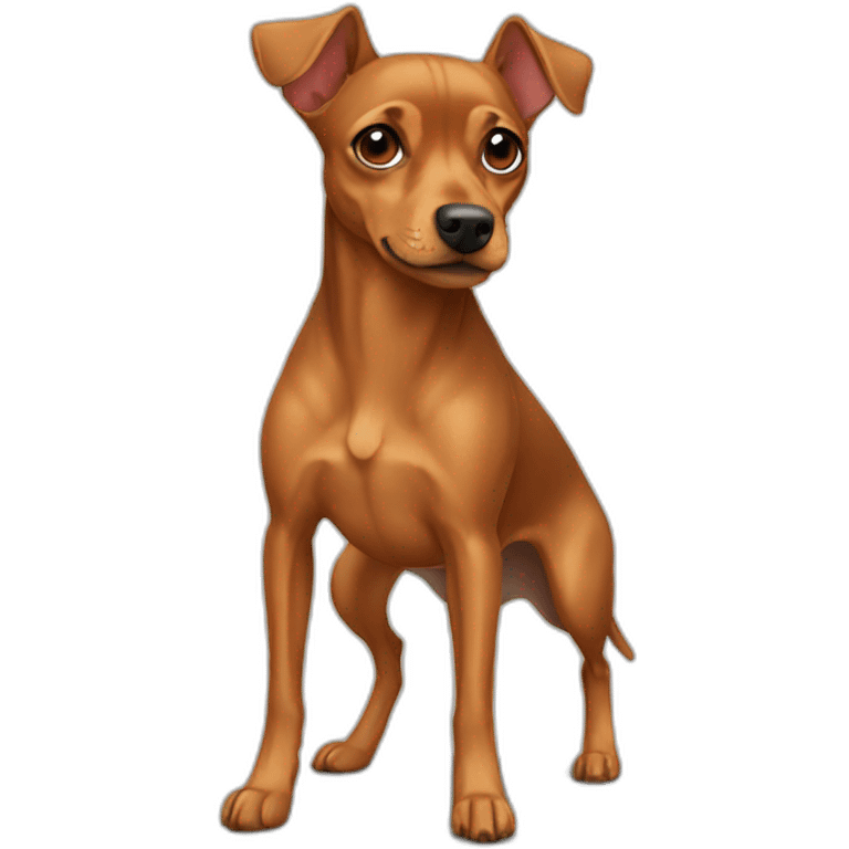 Light Brown pinscher emoji