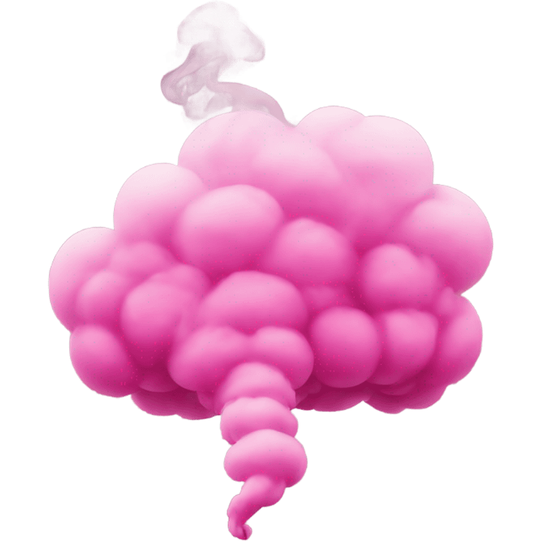 pink smoke  emoji