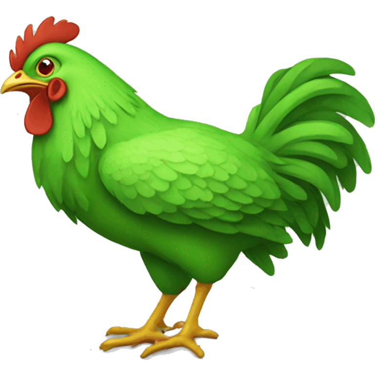 green chicken emoji