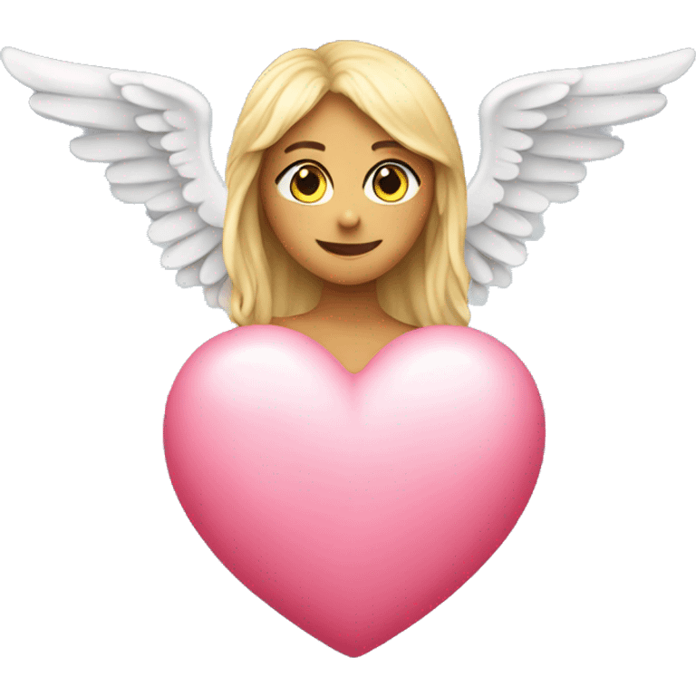 heart with angel wingsb emoji