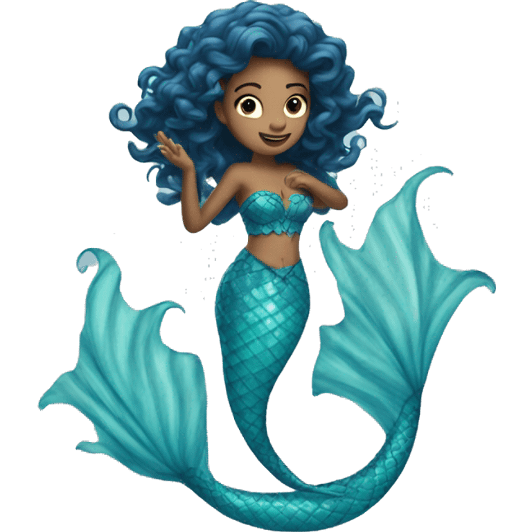 Sirena azul emoji