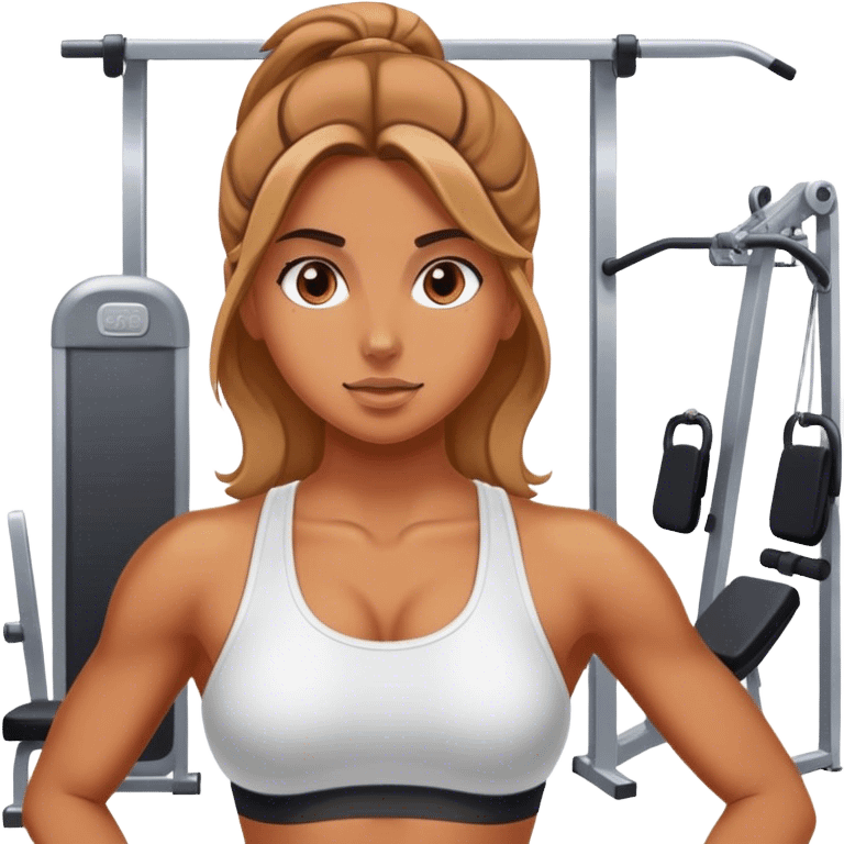 Gym girl emoji