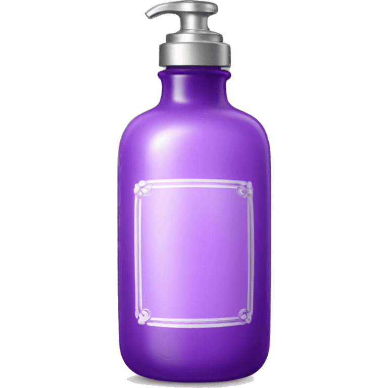 Vintage dainty purple lotion bottle emoji