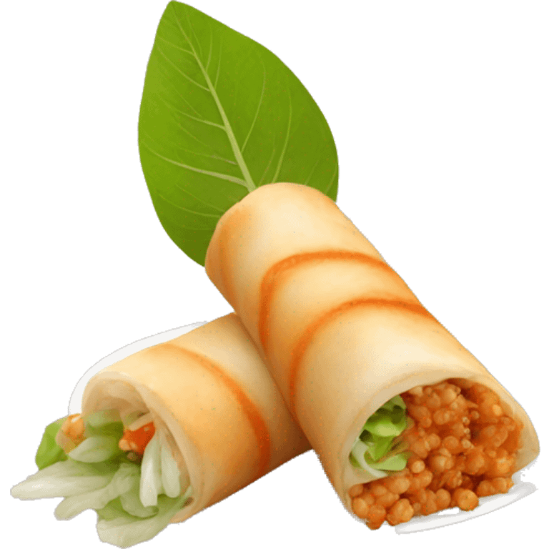 Spring roll  emoji