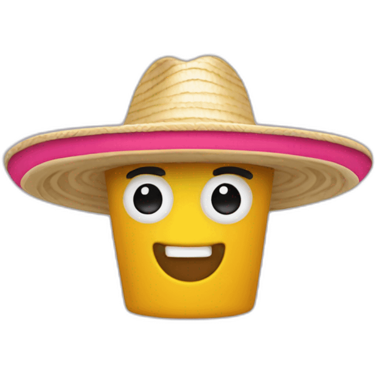 Pez con sombrero emoji