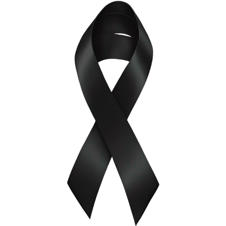 Black ribbon  emoji