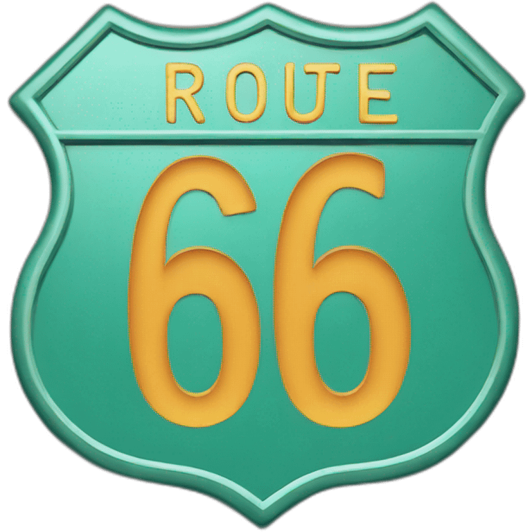 Route 66 emoji