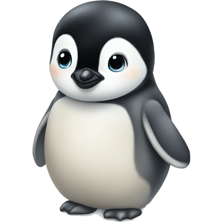 A baby emperor penguin  emoji