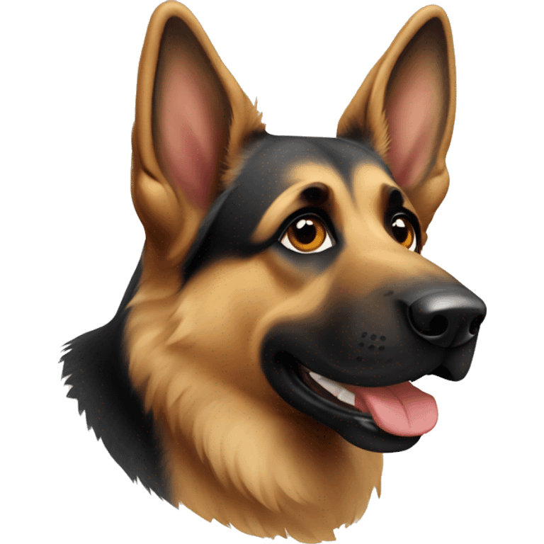 German shepherd dog emoji