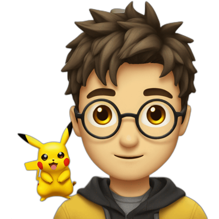 Pikachu Harry Potter emoji