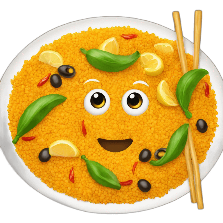 Couscous paella emoji