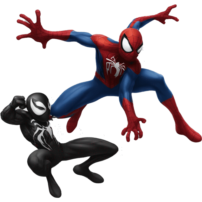 Spider-man vs venom emoji