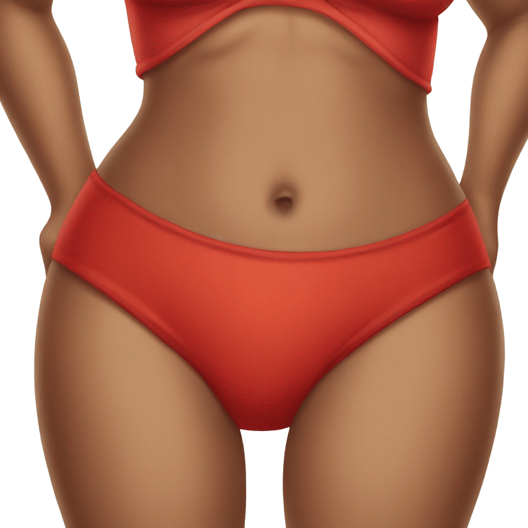 Red underpants lady emoji