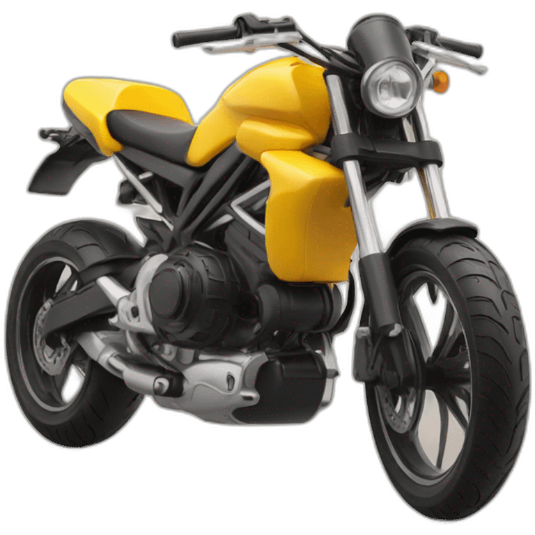 Moto sur maison emoji