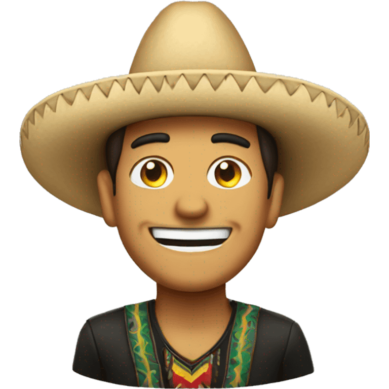 smiling mexican no hat emoji