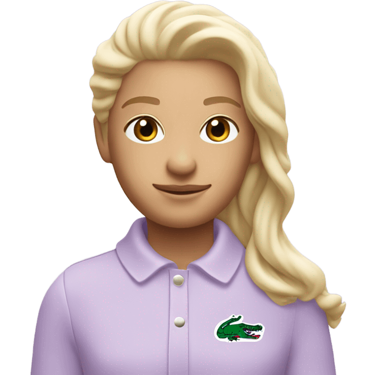 pastel purple Lacoste perfume emoji