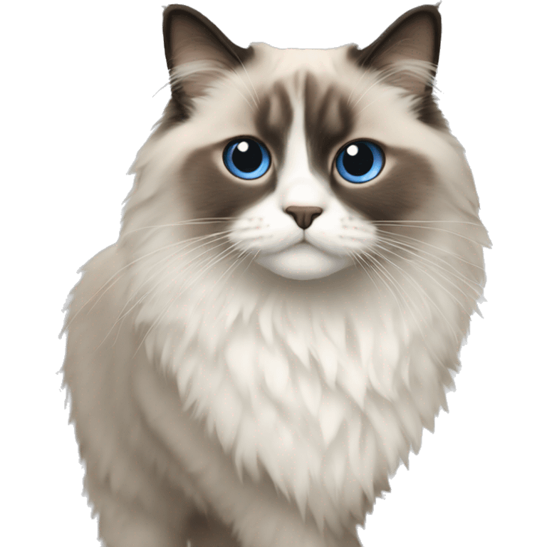 A Ragdoll  emoji