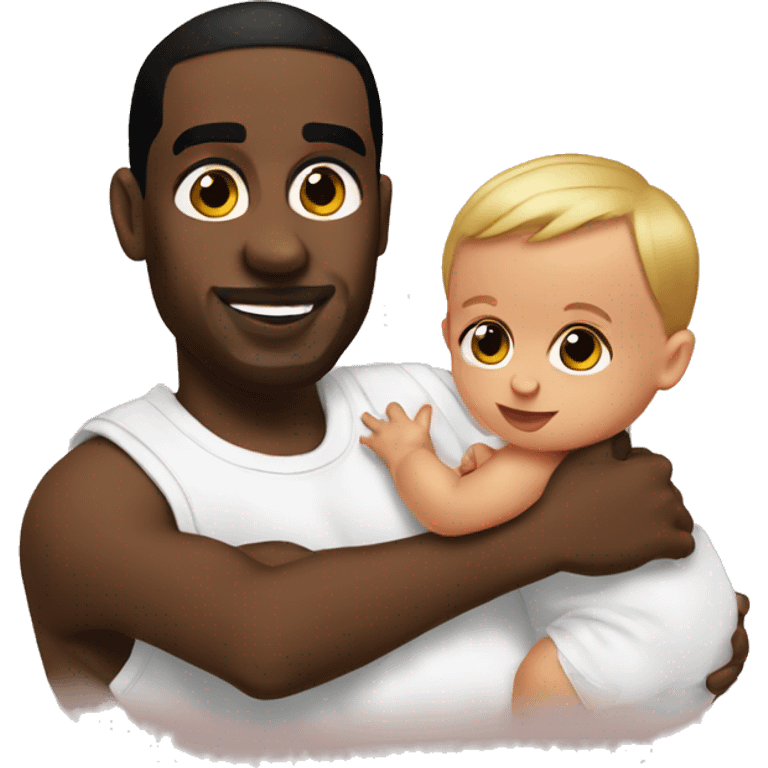 Diddy with baby emoji