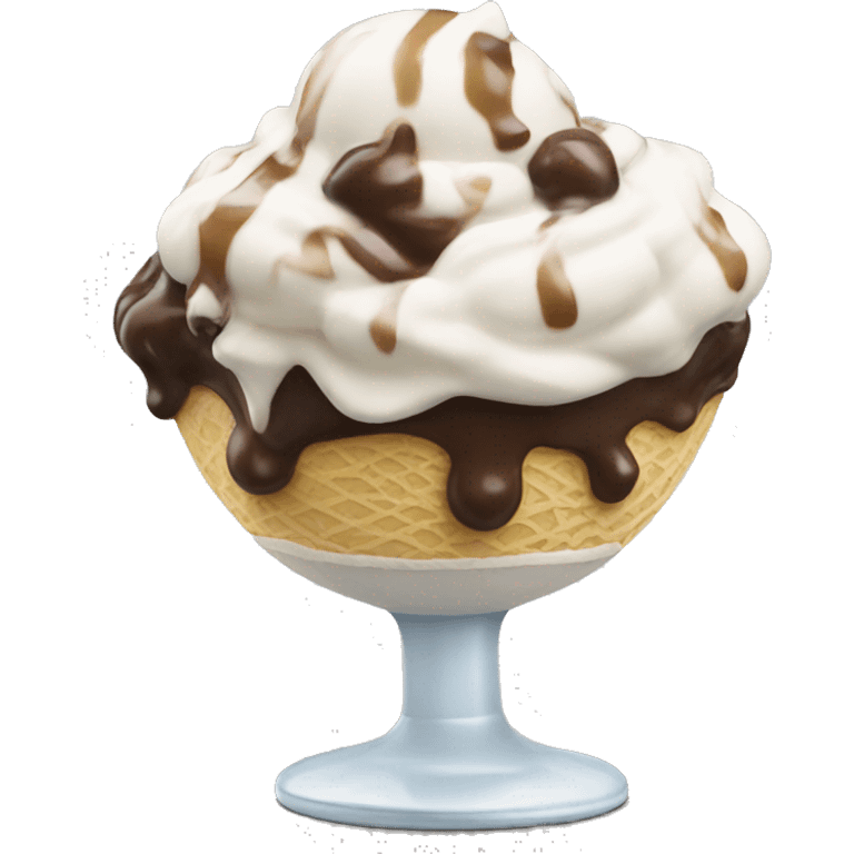 ice cream sundae emoji